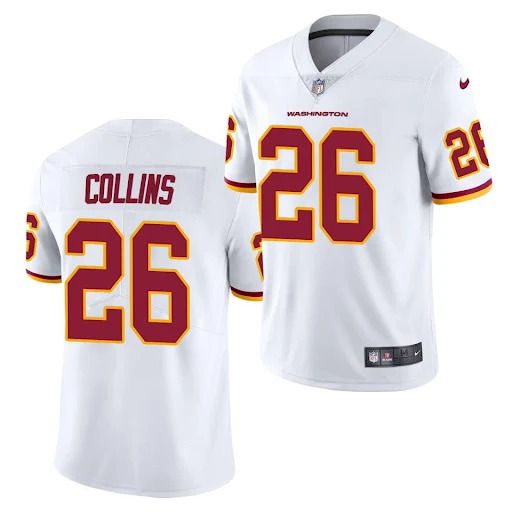 Men Washington Redskins 26 Landon Collins Nike White Vapor Limited NFL Jersey